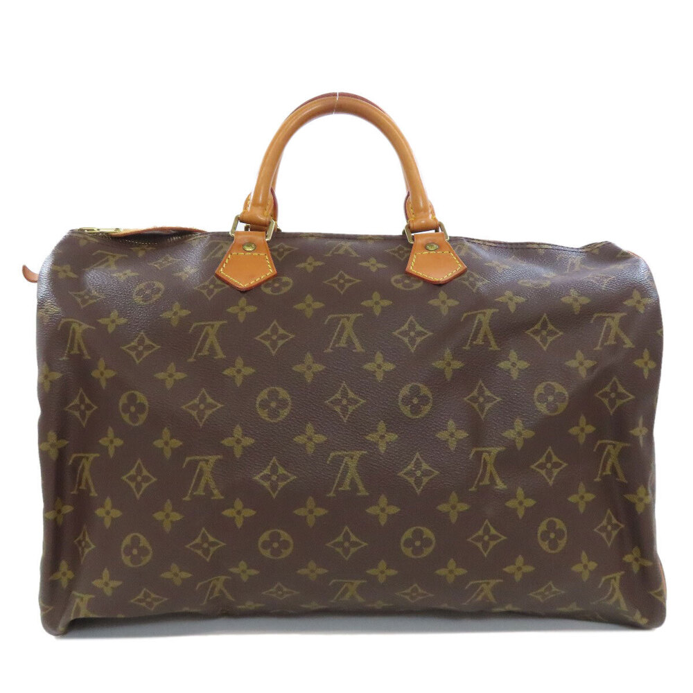 Louis Vuitton Monogram Canvas Speedy Bag Boston Brown